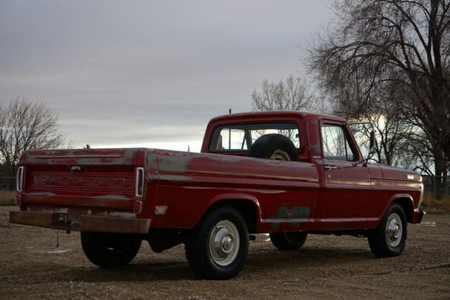rare 1969 ford f250, custom cab, 1 owner, original, low mileage, ranch truck