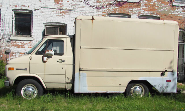 1985 gmc vandura rv cutaway high cube van new rebuilt engine