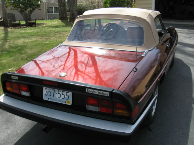 1987 alfa romeo spider veloce
