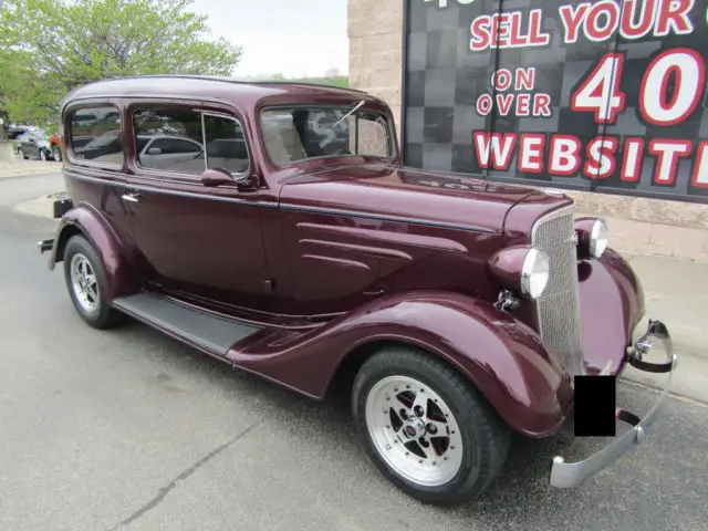 1935 chevrolet sedan hotrod 350ci 365hp v8 350 automatic transmission low miles