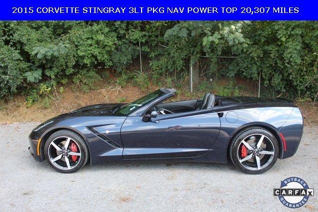 used 2015 chevrolet corvette stingray convertible w/ 3lt knoxville, tn 37912 for sale in knoxville, tennessee