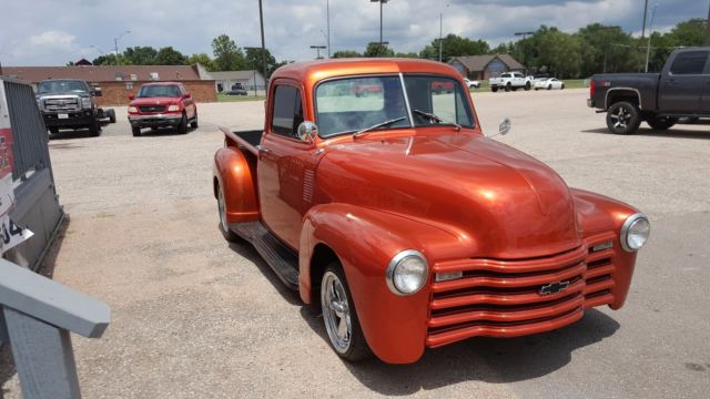 1953 chevy truck hot rod with a/c