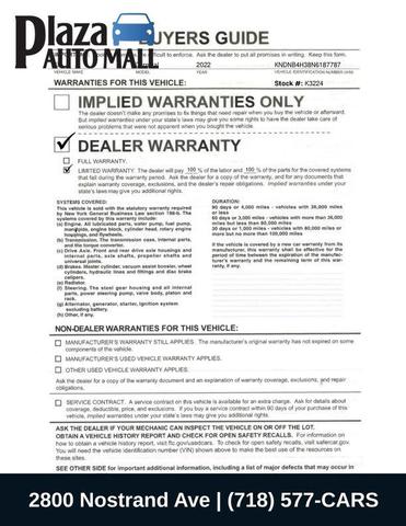 2022 kia carnival lx
