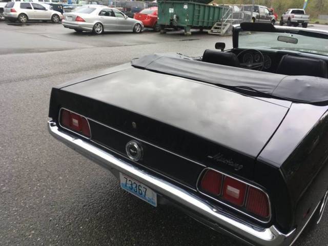 1972 ford mustang 69847 miles black convertible v8 other 351 clevleand automati