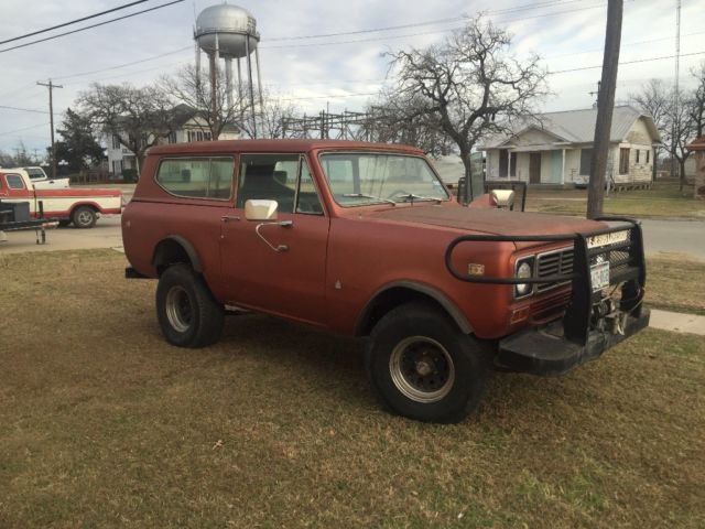 1976 international scout ii 4wd convertible