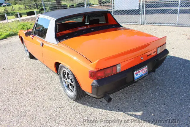 1973 porsche 914, phoenix red, california car, recently restored, very nice car