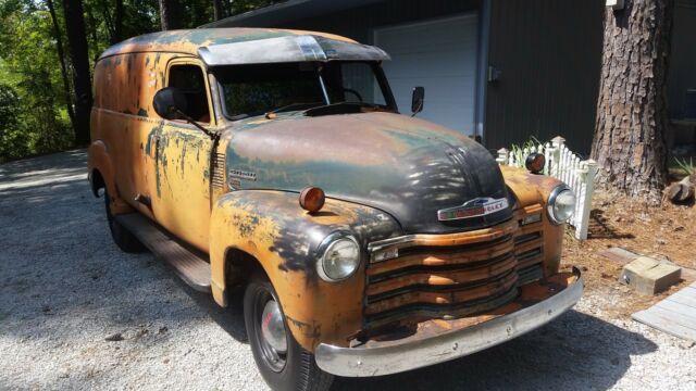49 chevy, 3800 1 ton (8 lug), long wheel base, panel truck