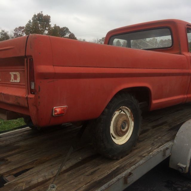 1968 ford f100 very solid truck 1 owner since 73 2 owner truck solid 360 4 speed