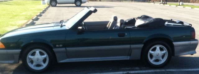 1991 mustang gt convertible 5.0l fox body