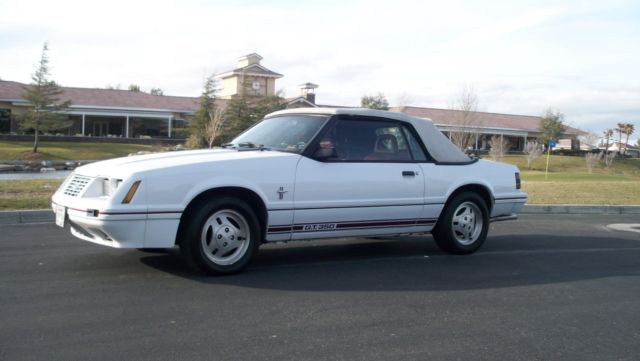 1984 1/2 mustang g.t.350 convertible 20th anniversary