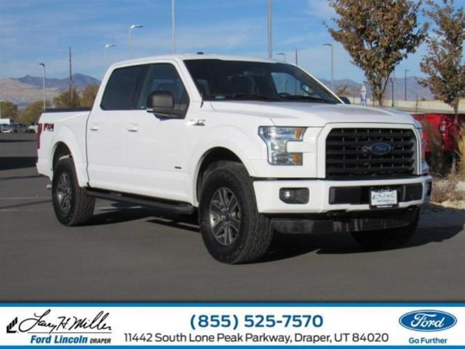 2015 ford f-150 xlt 4x4 xlt 4dr supercrew 5.5 ft. sb for sale in draper, utah