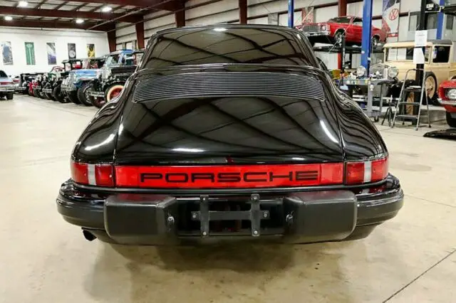 1984 porsche 911 181359 miles black targa 3.2l flat 6 5 speed manual