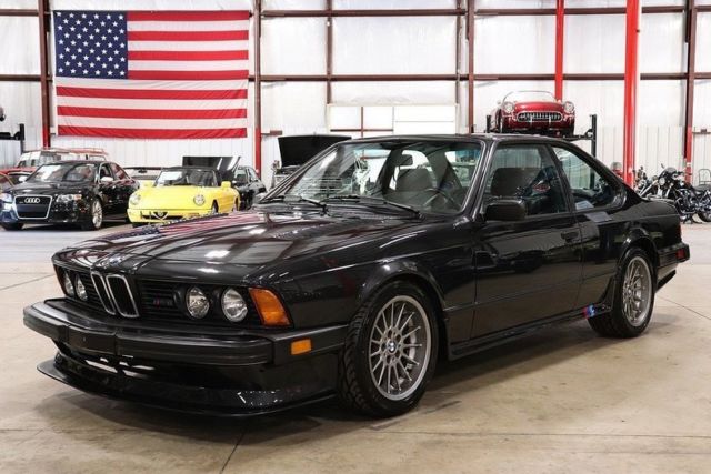 1985 bmw 635csi 160219 miles schwartz black coupe 3.5l inline 6 5 speed manual