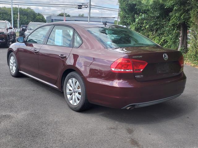2012 volkswagen passat 2.5 s