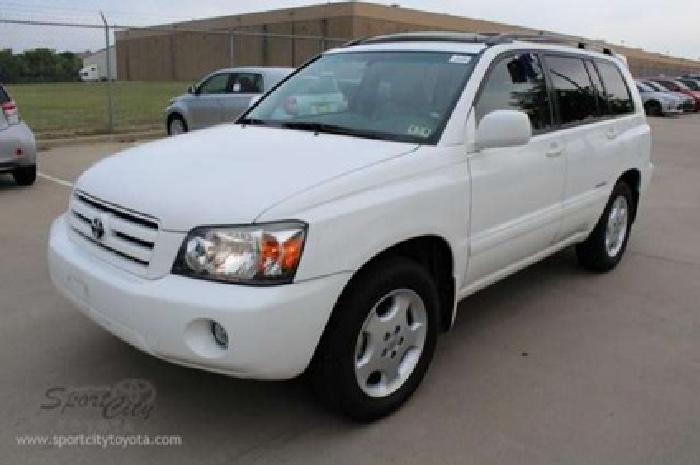 2007 toyota highlander limited w/3rd row in dallas, tx