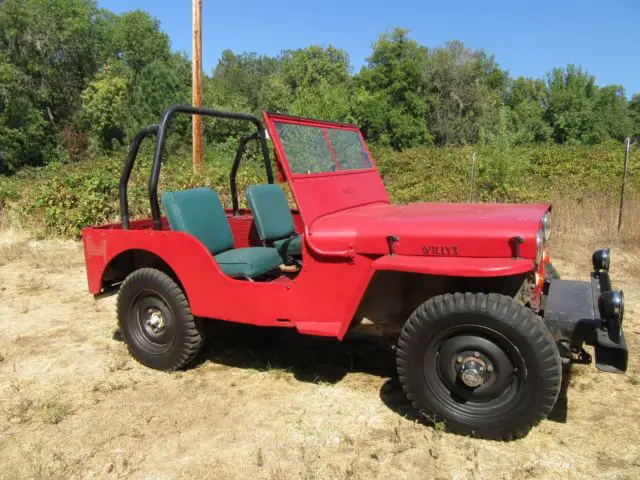 1951 cj3a willys jeep