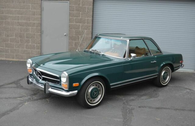 1969 mercedes-benz 280sl 75000 miles green automatic