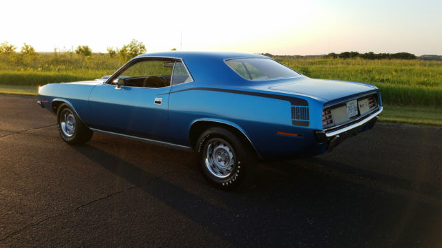 1970 hemi cuda, 4 speed, 2 broadcast sheets, window sticker, galen inspected