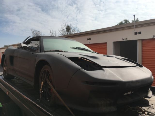 acura nsx 1991 super car w body kit, no engine or trans - track donor