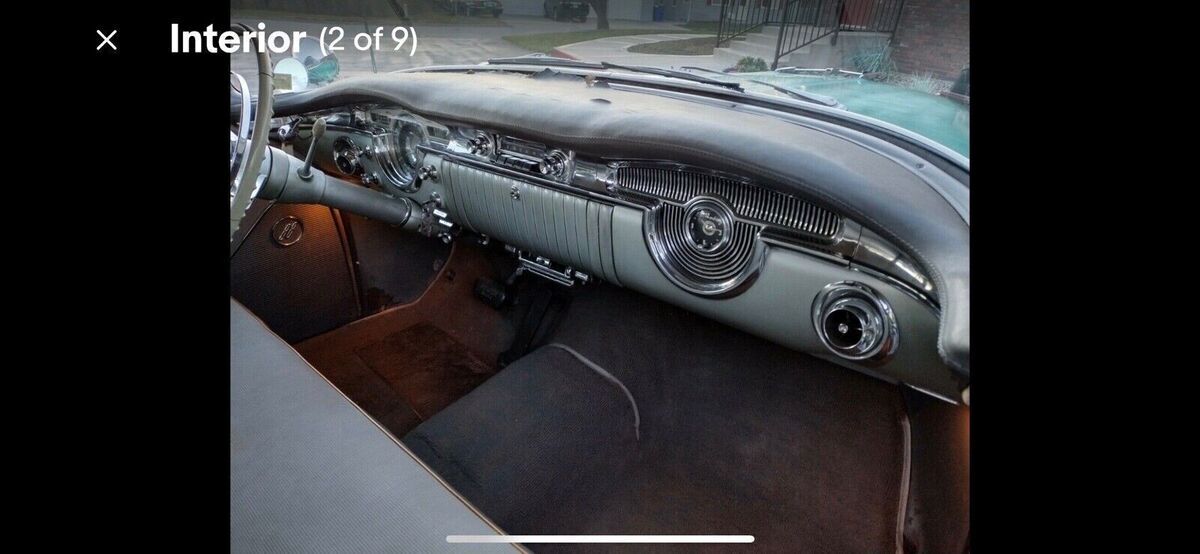 1955 oldsmobile super 88 sedan green