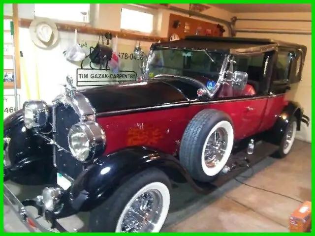 1923 buick town-car limousine leather interior v6 automatic