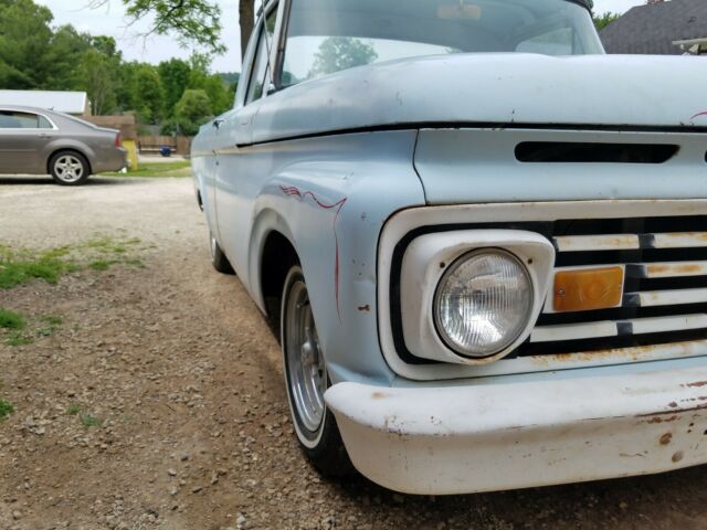 1963 ford pickup uni-body, short bed