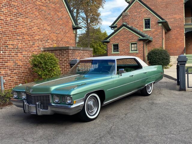 1972 cadillac deville sedan sedan green rwd automatic sedan deville