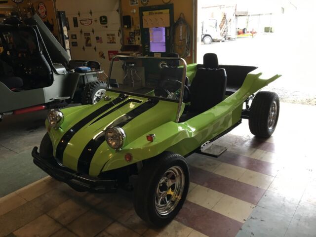 1974 volkswagen dune buggy convertible green rwd manual