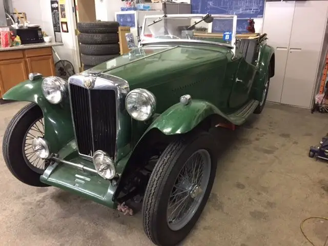 1949 mg tc runs very good rare exu model needs restoration matching numbers