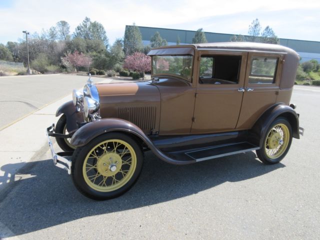1928 ford model a leatherback