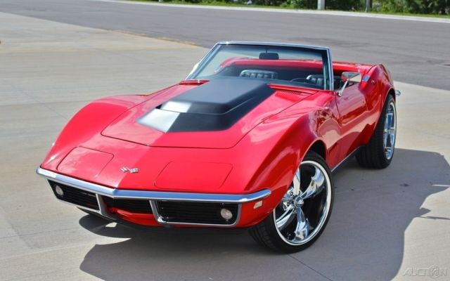 1968 chevrolet corvette convertible 350/370hp v8 4-speed manual