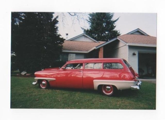 1954 plymouth suburban wagon with chopped top