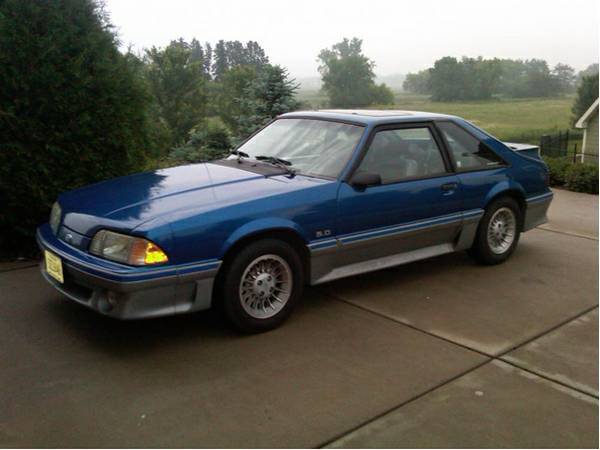 1990 ford mustang "foxbody" fully restored to mint condition
