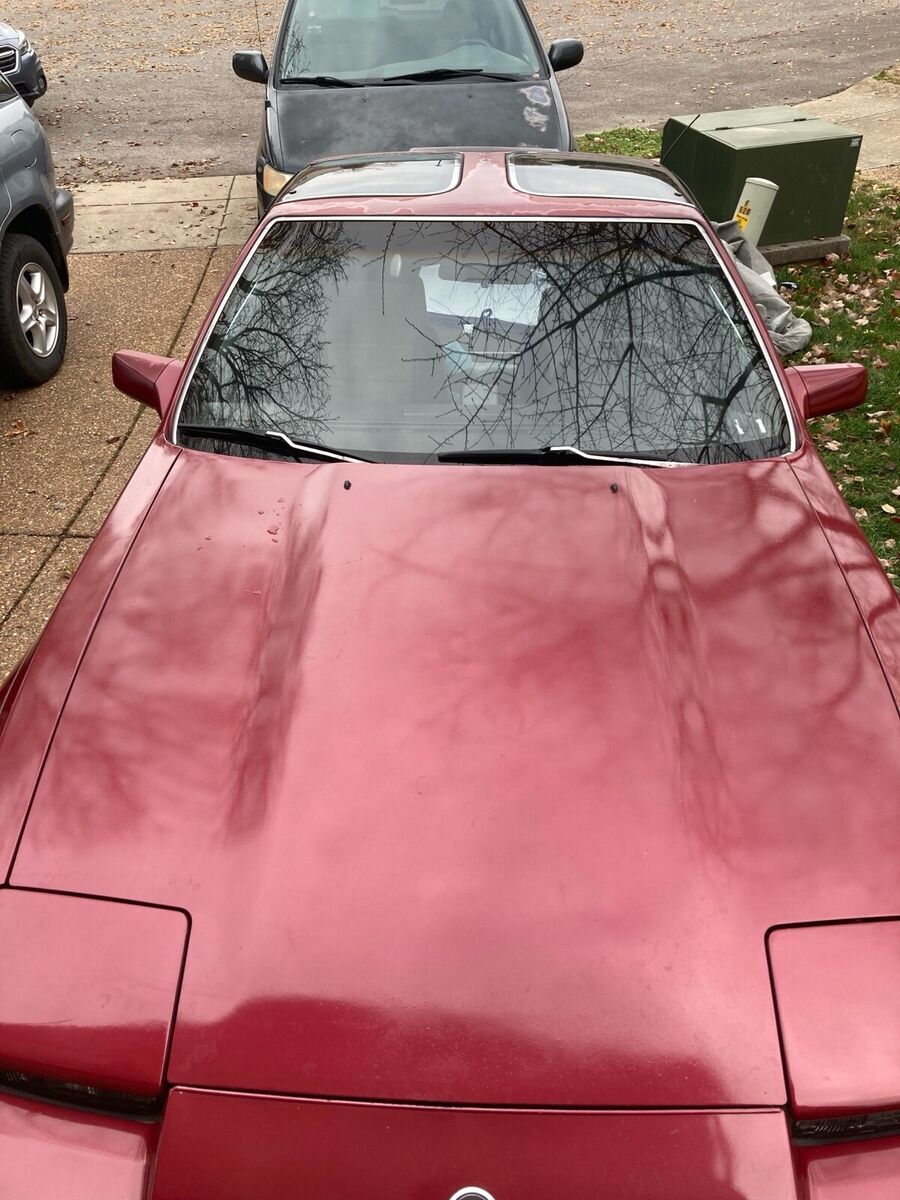 1988 nissan 300zx coupe red