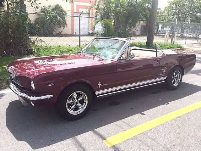 mint 1966 ford mustang convertible"c" code, matching numbers,chrome wheels, nice
