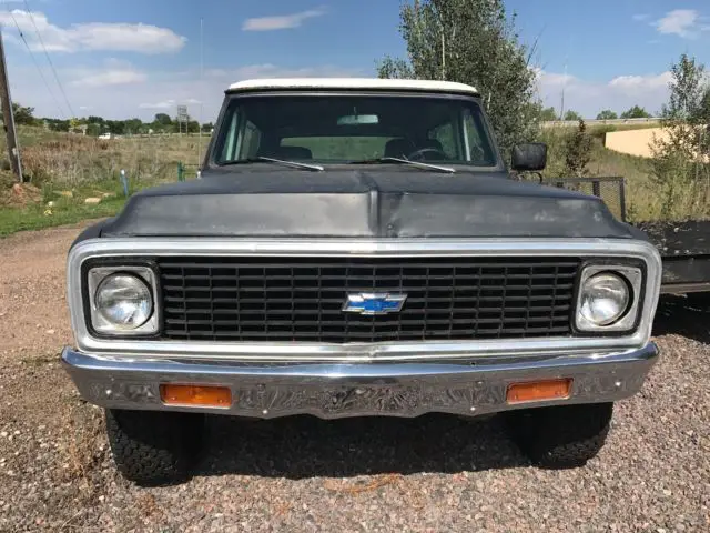 1971 chevrolet blazer cst - highly optioned a/c rare black/black mechanic owned