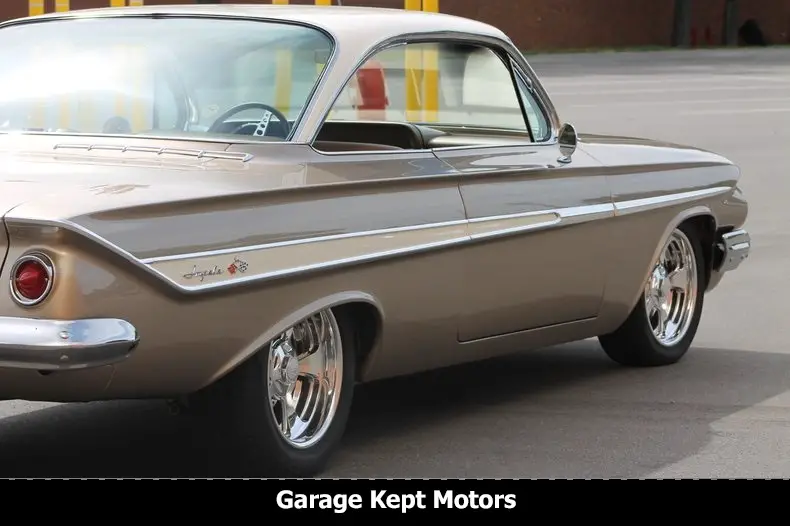 1961 chevrolet impala fawn beige coupe 409 v8 589 miles