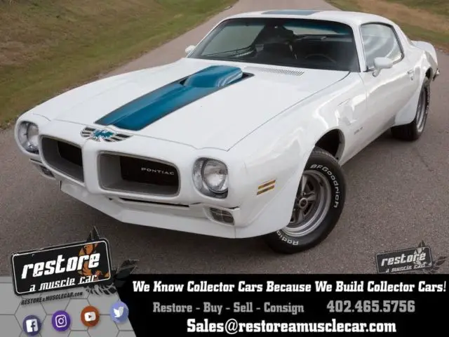 1970 pontiac trans am 39477 miles polar white coupe 400 pontiac 4 speed manual