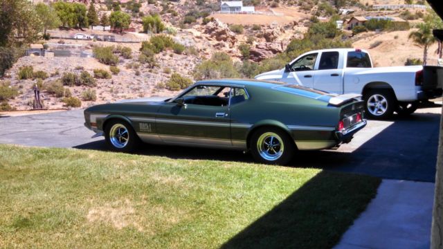 1973 mach 1 fastback 429 (532 bbf) 4 speed clone