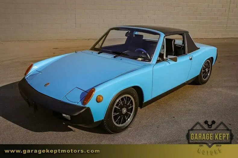 1975 porsche 914 2.0 laguna blue coupe 2.0l 4-cylinder 54611 miles