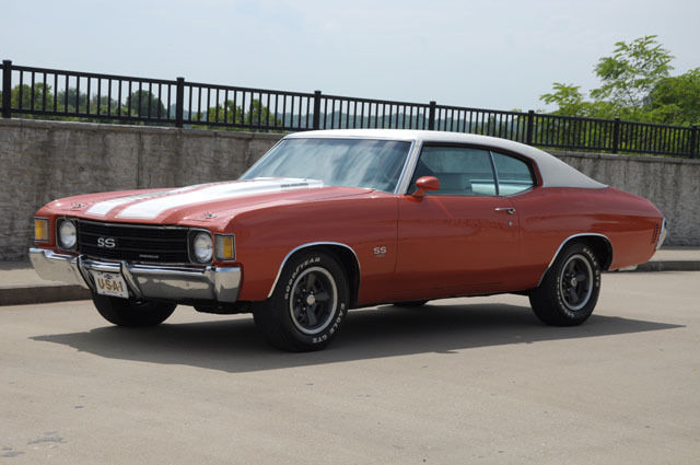 1972 chevrolet chevelle ss 454 build sheet protecto plate rare flame orange