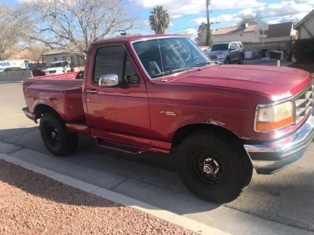 1992 ford f-150 flare side 4x4 (no reserve, 7 day auction)