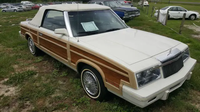 1983 chrysler la baron mark cross town and country convertible with only 38,295!