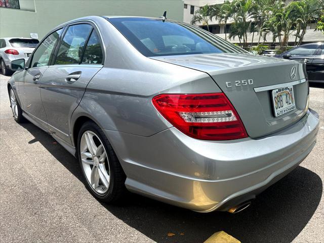 2012 mercedes-benz c-class 4dr sdn c 250 sport rwd