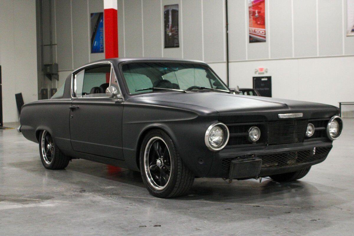 1965 plymouth barracuda matte black coupe 2977 miles