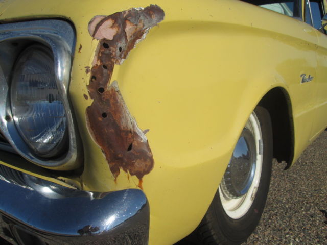 1962 ford ranchero barn find runs and drives very solid rat rod awsome!!