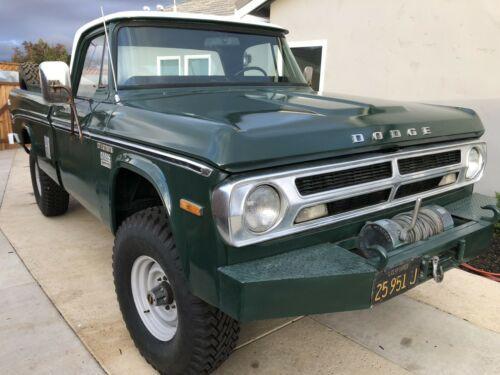 1971 dodge w200 power wagon camper special