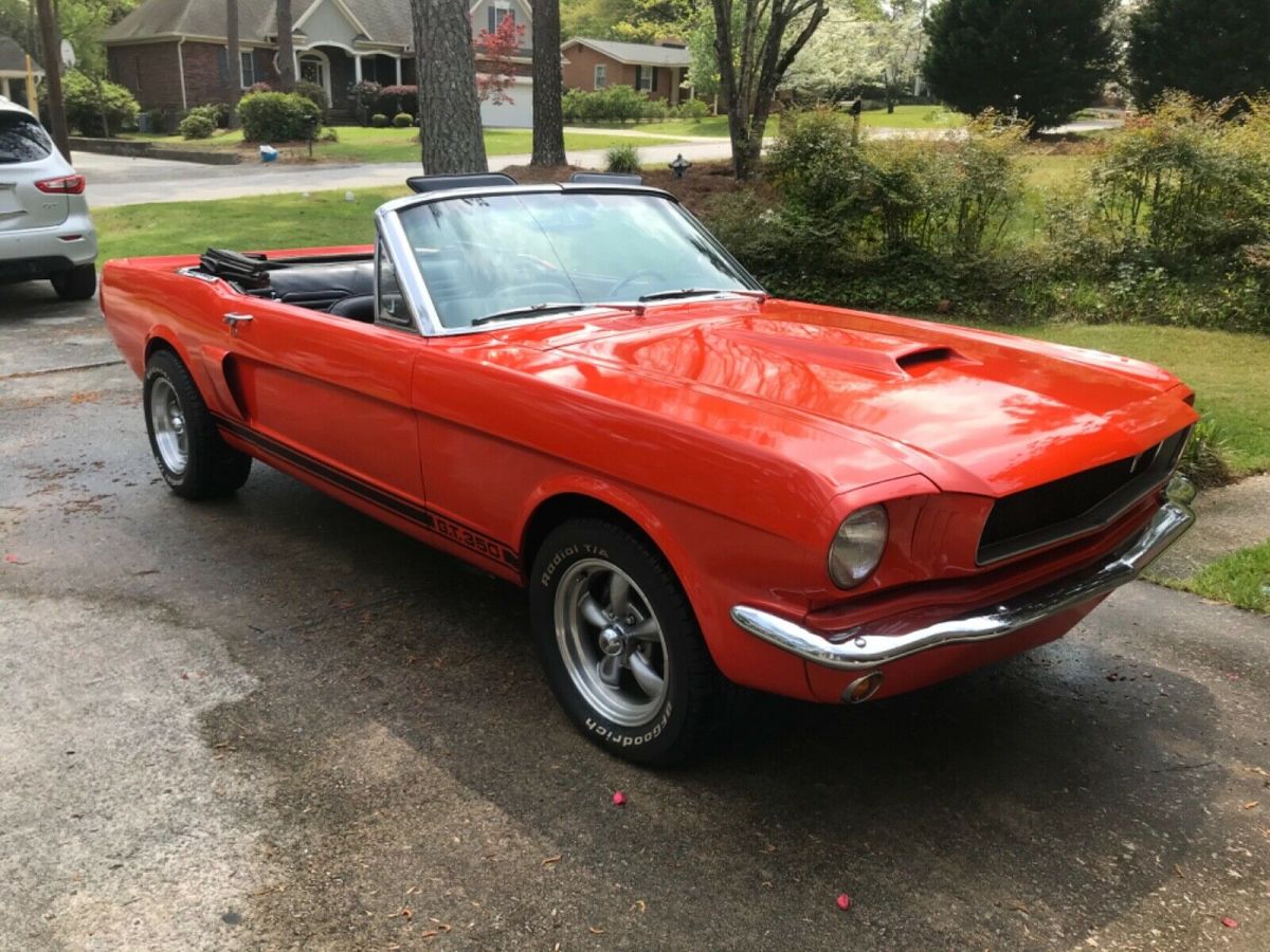 shelby gt 350. 1965 mustang convertible. most everything new or rebuilt