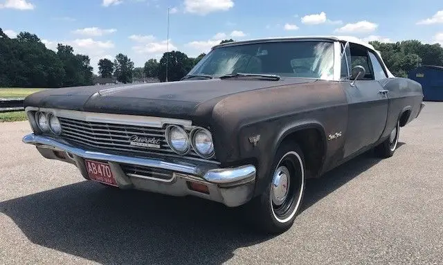 1966 impala ss convertible true ss factory triple black runs and drives great