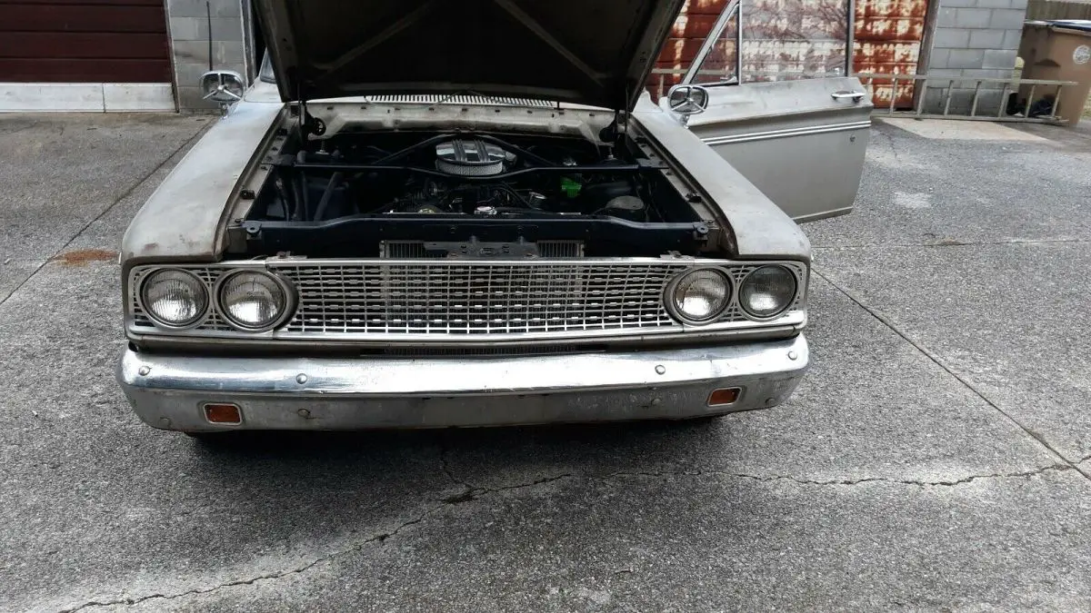 1963 ford fairlane sedan grey rwd manual